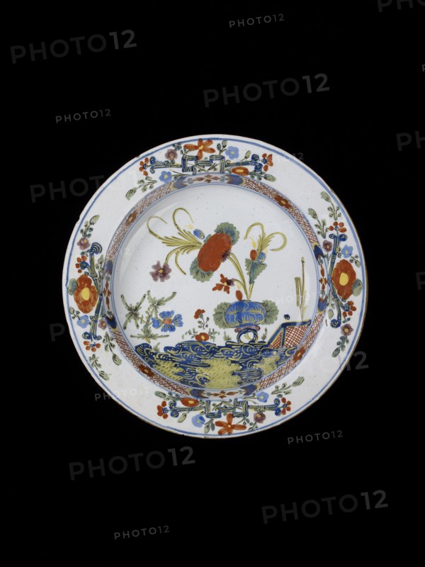 Plate, c1765-1800. Artist: Ferniani Factory.