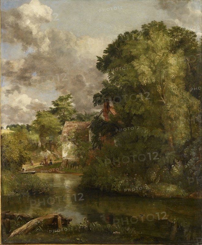 Willy Lott's House from the Stour (The Valley Farm), c1816-1818. Artist: John Constable.
