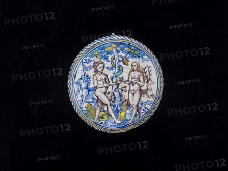 Bowl with Adam and Eve, 1596. Artist: Unknown.