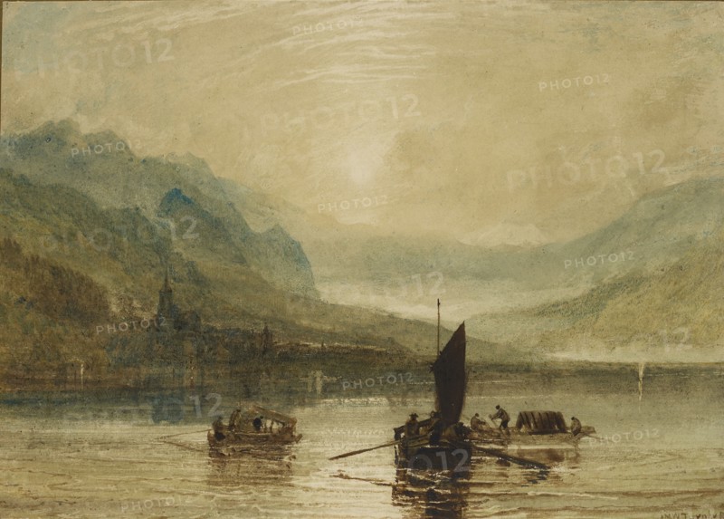 Lake of Brienz, Moonlight, 1802-1808. Artist: JMW Turner.
