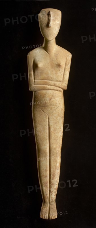 Figurine, Early Cycladic II Period, c2800-c2300BC. Artist: Unknown.