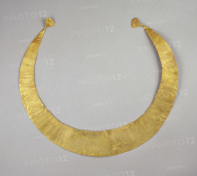 Lunula, Early Bronze Age (Britain), c2500-1500BC. Artist: Unknown.