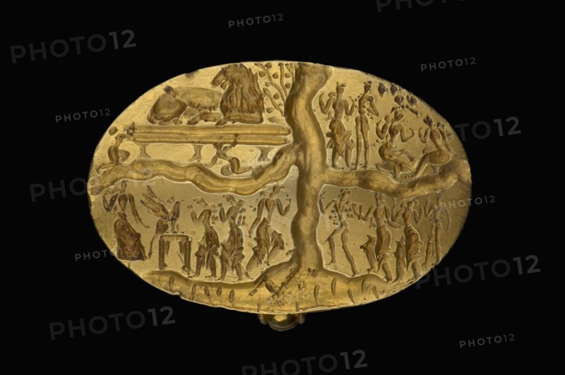 Signet ring, Late Minoan I Period, c1700-c1450BC. Artist: Unknown.
