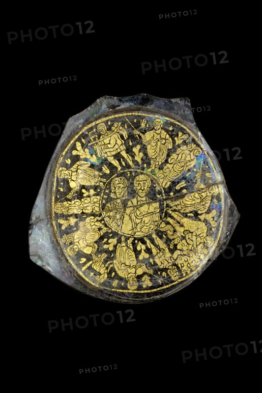 Glass fragment, 3rd -4th century. Artist: Unknown.