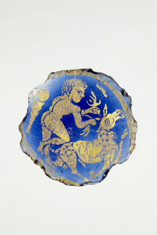 Glass fragment, 3rd -4th century. Artist: Unknown.