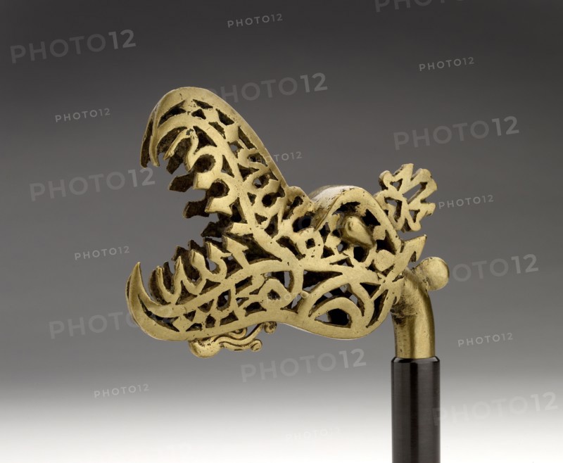 Calligraphic dragon head, 1650-1750. Artist: Unknown.
