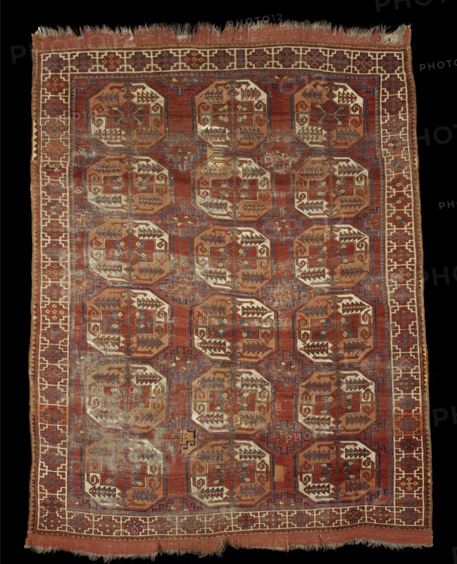 Turkmen Ersari carpet, 18th century. Artist: Unknown.