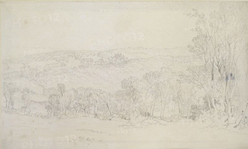 Distant View of Lowther Castle (Park Scene), 1809. Artist: JMW Turner.