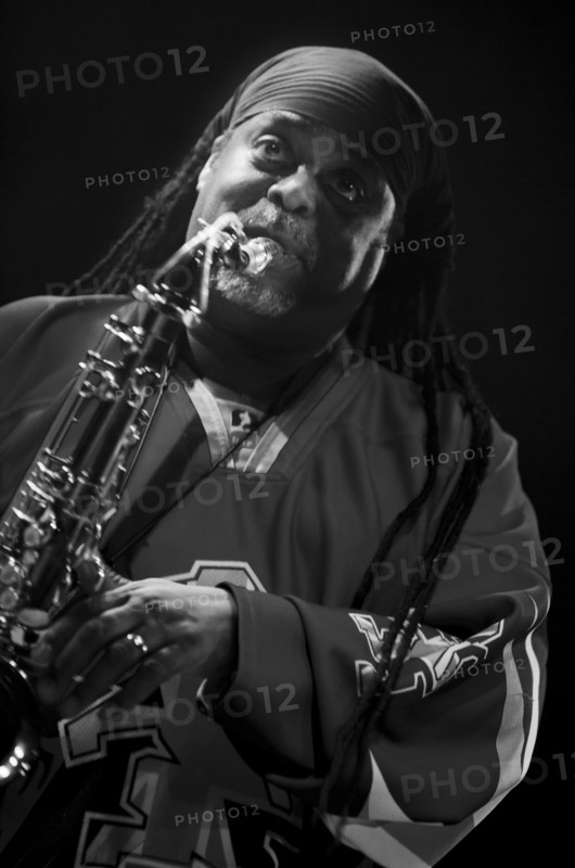 Courtney Pine Artist: Alan John Ainsworth.