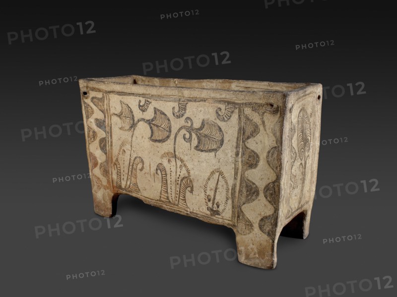 Larnax (coffin), Late Minoan IIIA Period, c1400 - c1300 BC. Artist: Unknown.
