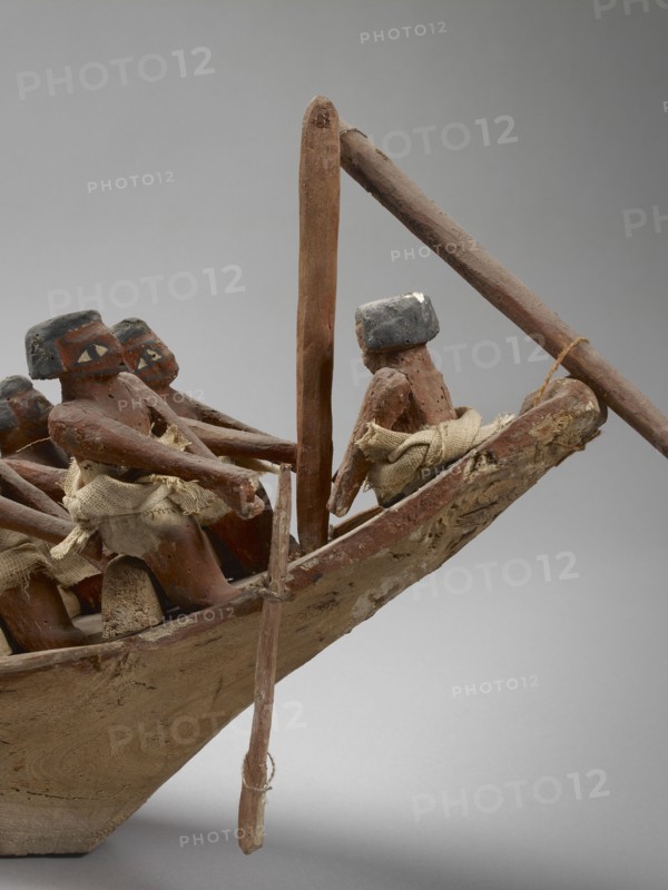 Model boat, IXth Dynasty, c2125 - c2080 BC. Artist: Unknown.