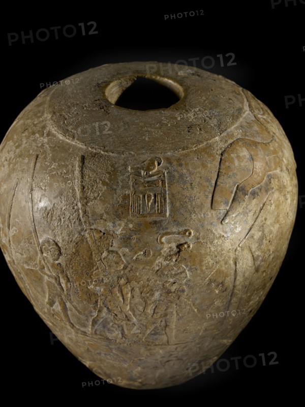 Macehead of Narmer, Protodynastic Period (Egypt), c3300 - c3200 BC. Artist: Unknown.