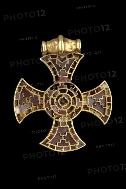 Pendant (Ixworth Cross), Anglo-Saxon Period, c7th century. Artist: Unknown.