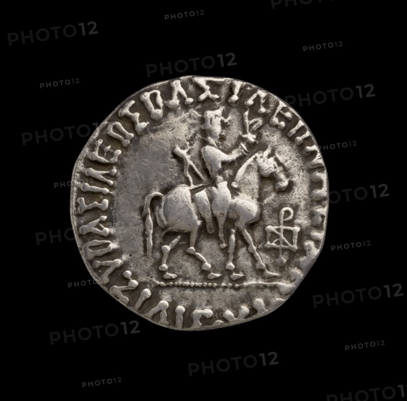 Indo-Scythian Coin, 50 BC-30 BC. Artist: Unknown.