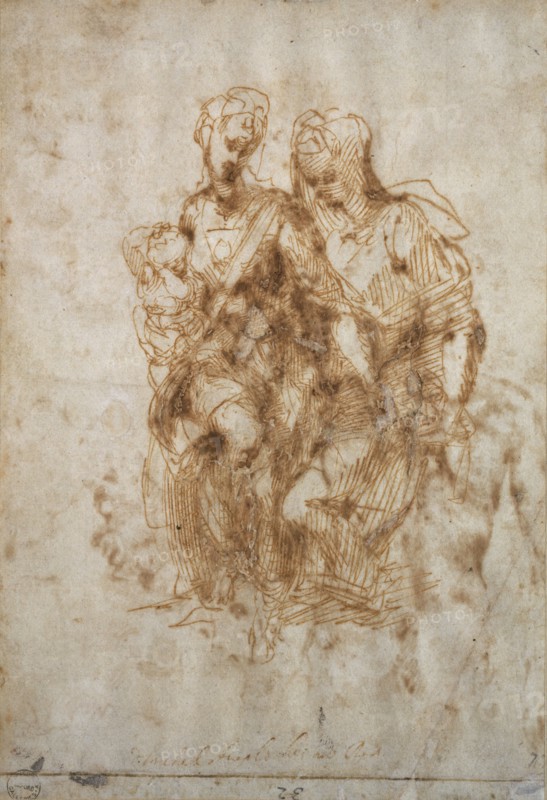 The Virgin and Child with St Anne, c1500-1520. Artist: Raphael.