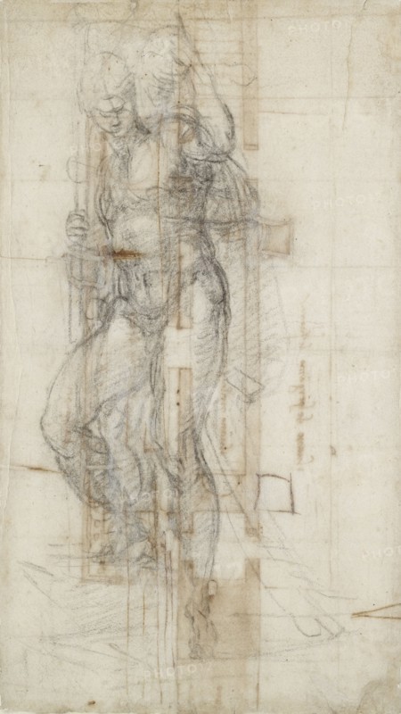 Figure of Christ rising from the Tomb, c1490-1560. Artist: Michelangelo Buonarroti.