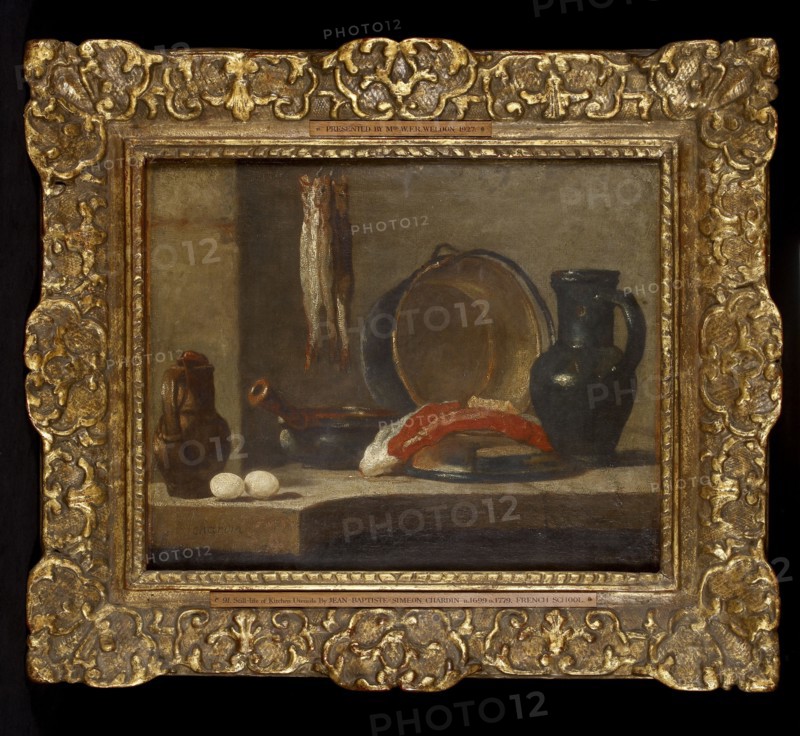 Still Life of Kitchen Utensils, c1733-1734. Artist: Jean-Simeon Chardin.