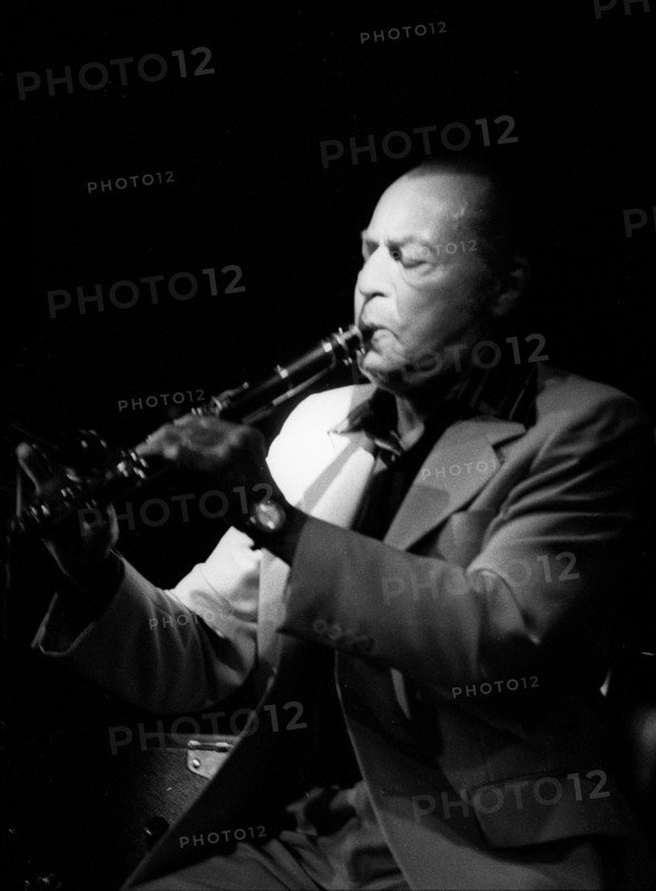 Woody Herman, Ronnie Scott's, London, 1977.   Artist: Brian O'Connor.