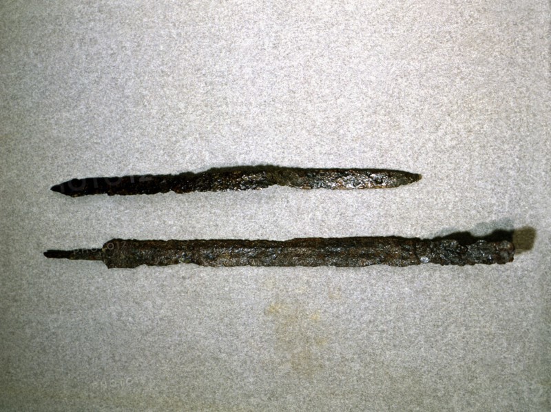 Sword blades.