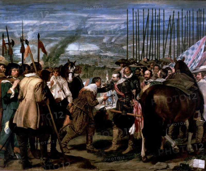 The Surrender of Breda, by Diego Velazquez, between 1634-1635.