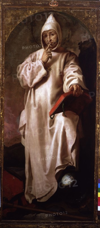 Saint Bruno, oil by Francisco Ribalta, preserved in the Prado Museum.
