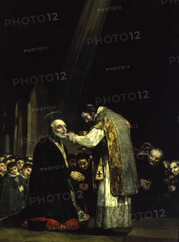 Last Communion of St. Joseph Calasanz' by Francisco de Goya.