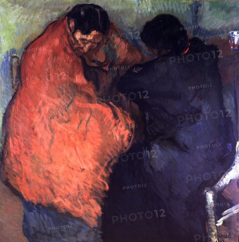 The two Gypsies', 1903, oil by Isidre Nonell.