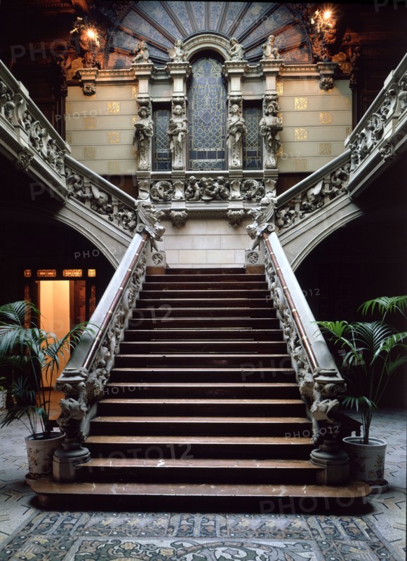 Stairs of the Montaner Palace, now home of the Government Office.
