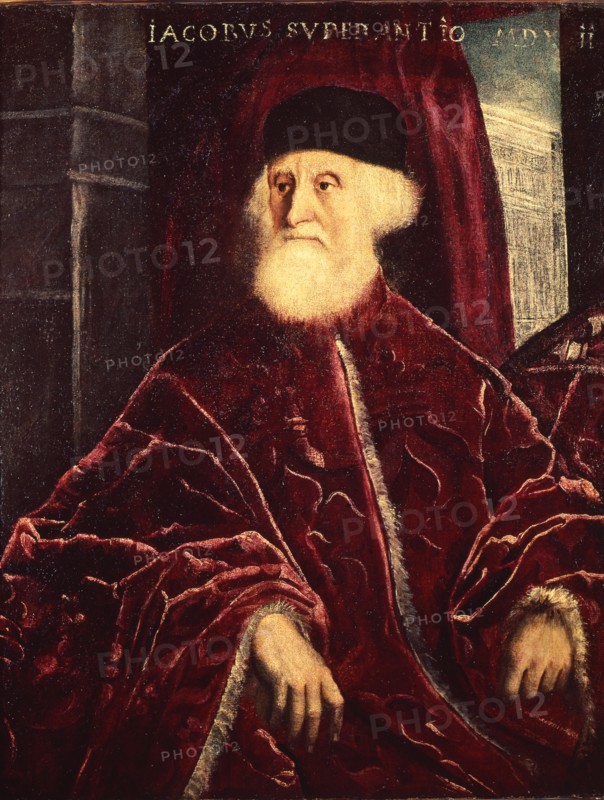 'Portrait of the attorney James Saranzo', painting by Tintoretto.
