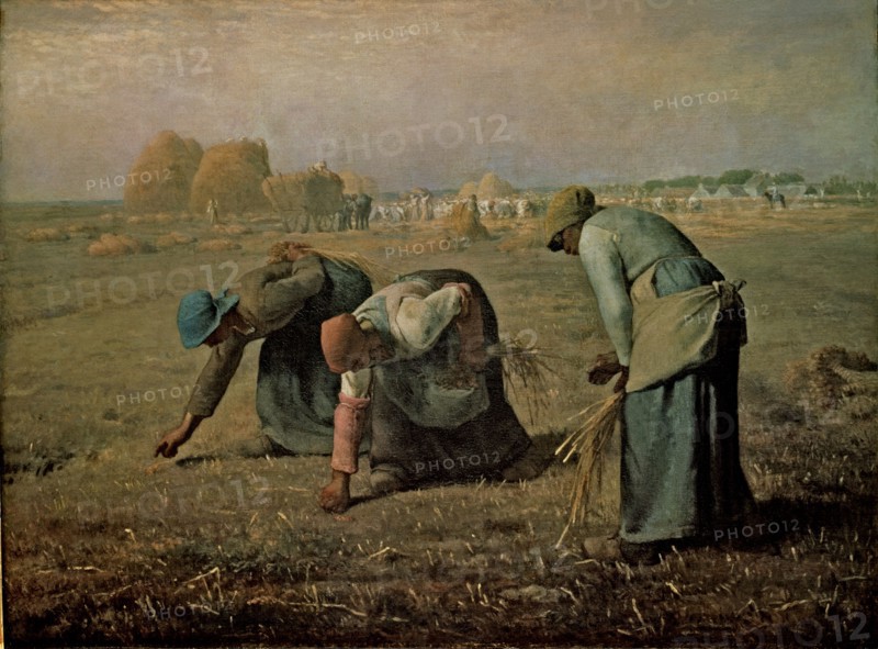 'The Gleaner women', 1857, by Jean Francois Millet.