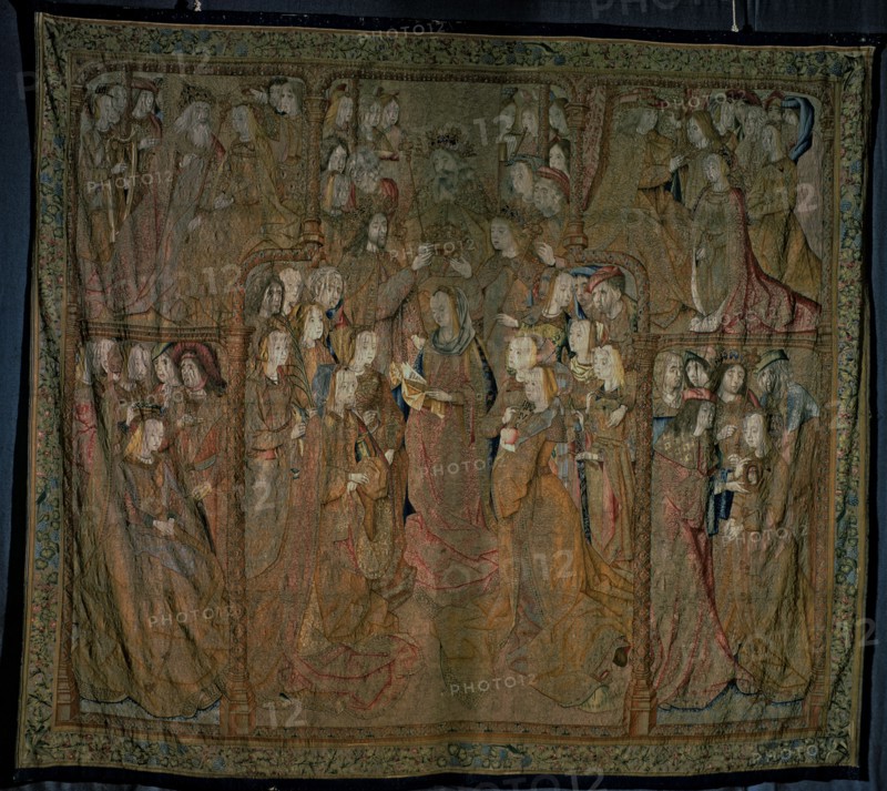 'The Triumph of the Mother of God', series of fifteenth-century Flemish tapestries. Cloth IV 'Th?