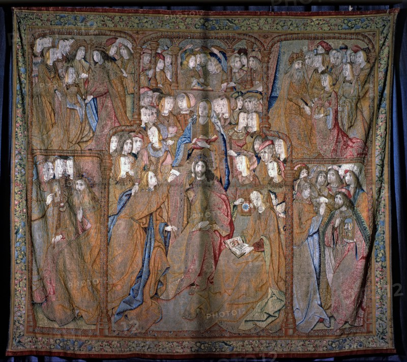 The Triumph of the Mother of God' series of fifteenth century Flemish tapestries. Cloth II 'The A?