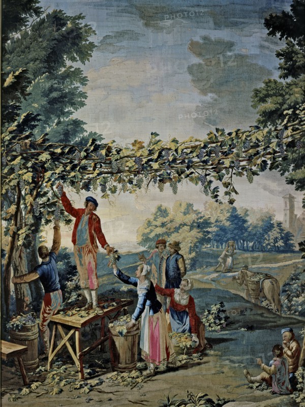 Autumn' (The harvest). Tapestry by James Amigoni.