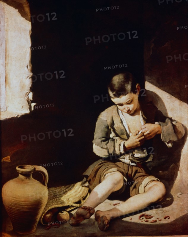 'The little beggar' (1650?) by Bartolome Murillo.