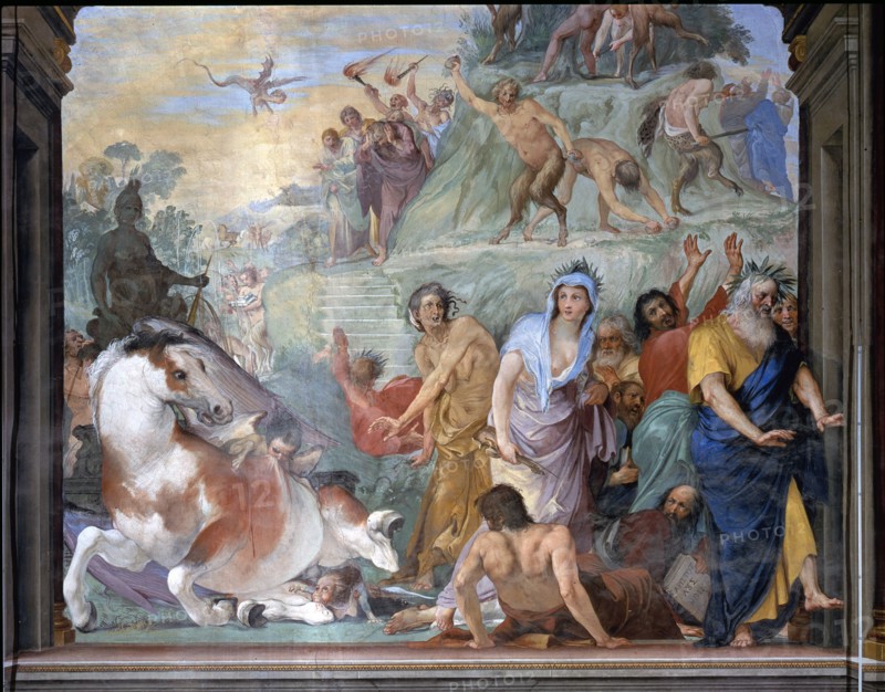 'The Art and the Science hunted on Mount Parnassus'.