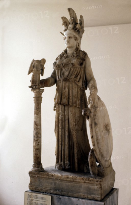 Athena Parthenos (copy) by Phidias.