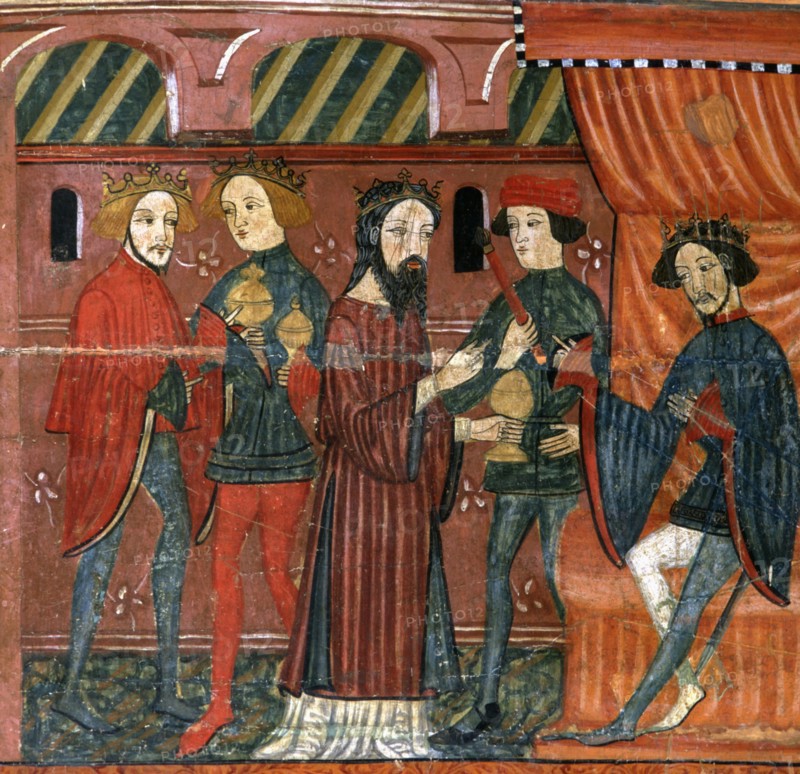 'The Magi before Herod', detail of the work 'The Frontal of the Mother of God', tempera on wood ?