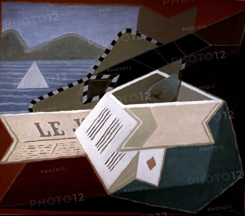 'Guitar at sea', 1925, oil on canvas by Juan Gris.