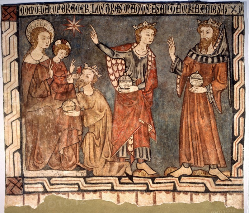 Epiphany', fresco transferred to canvas.