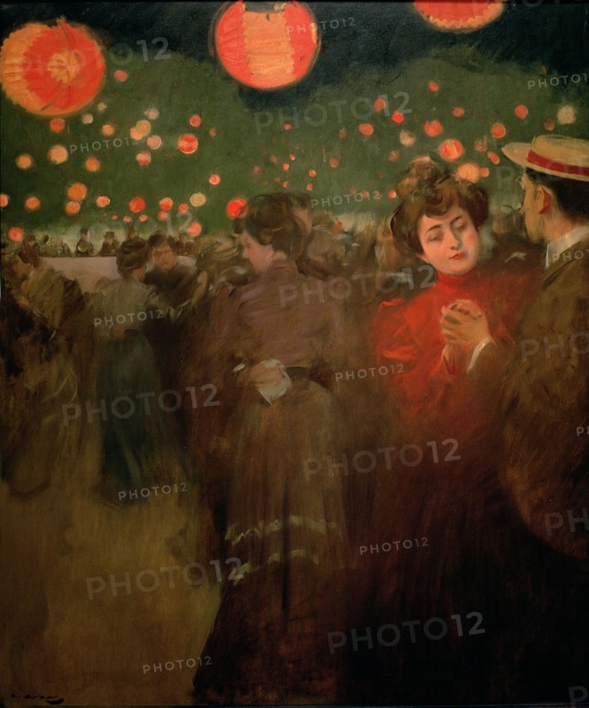 'The Open-air dance', oil by Ramon Casas 1901-1902.