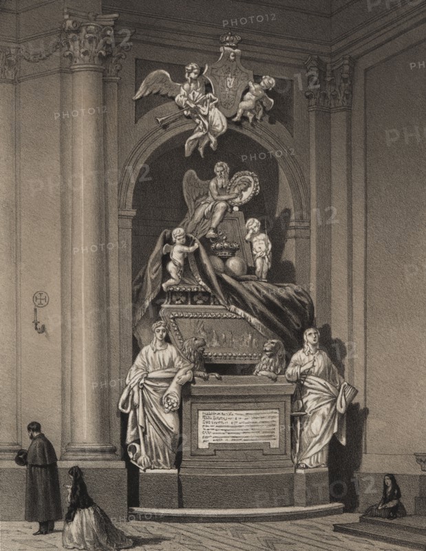 Tomb of Ferdinand VI, in the Convent of the Royal Salesas, commissioned by Charles III to Frances?