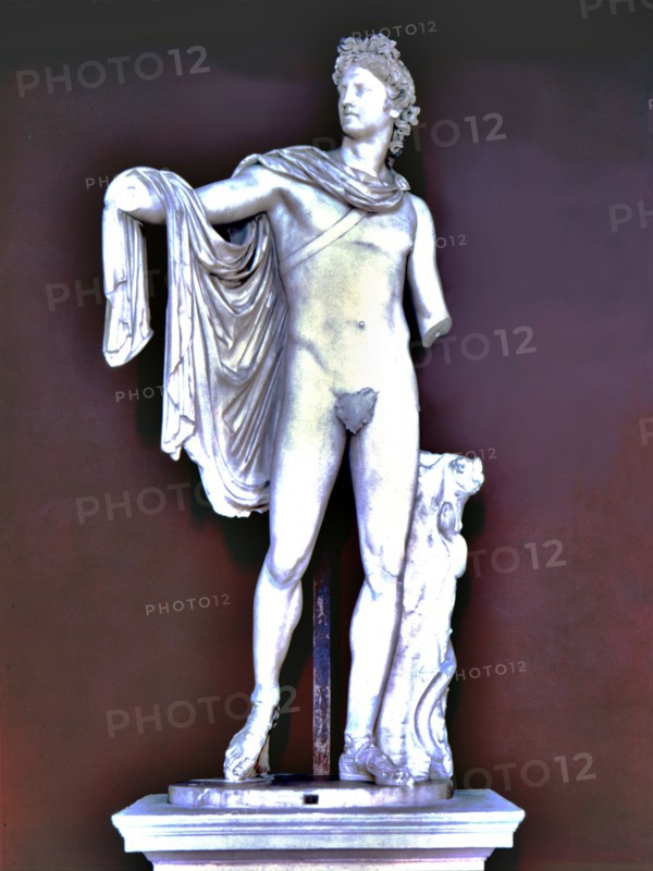Apollo Belvedere, Roman copy of the second century from a Greek original of the 6th century B.C.,?