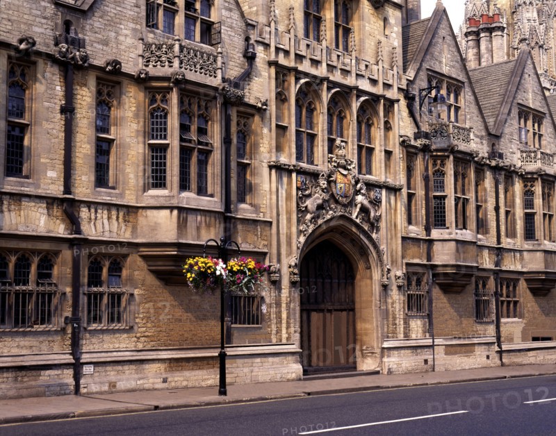 Façade of Brasenose College, Oxford.