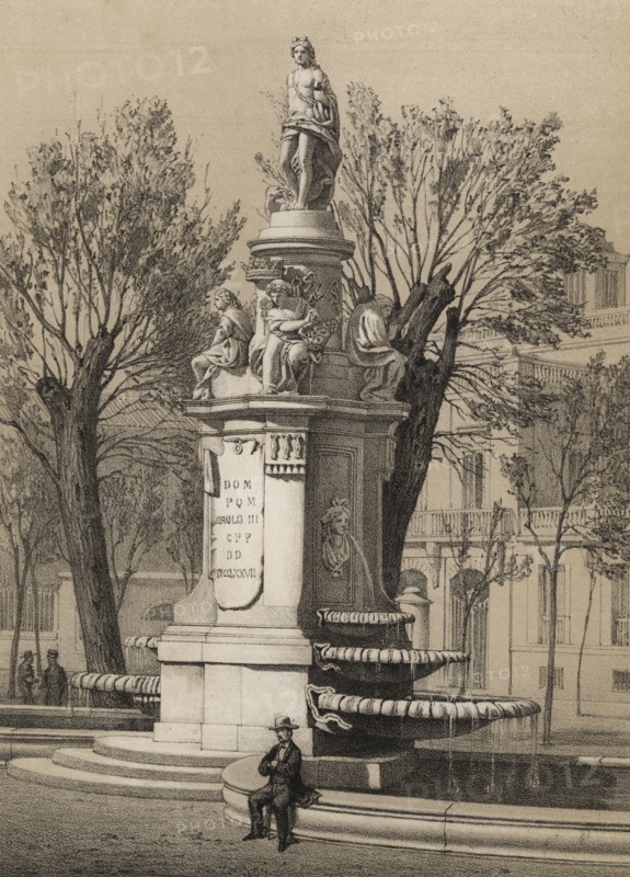 Apollo Fountain, also known as the Four Seasons, construction begun in 1780 under the reign of Ch?