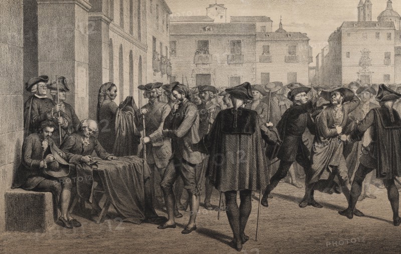 Origin of the rebellion against the Marquis of Esquilache by the city of Madrid, from 23 to 26 Ma?