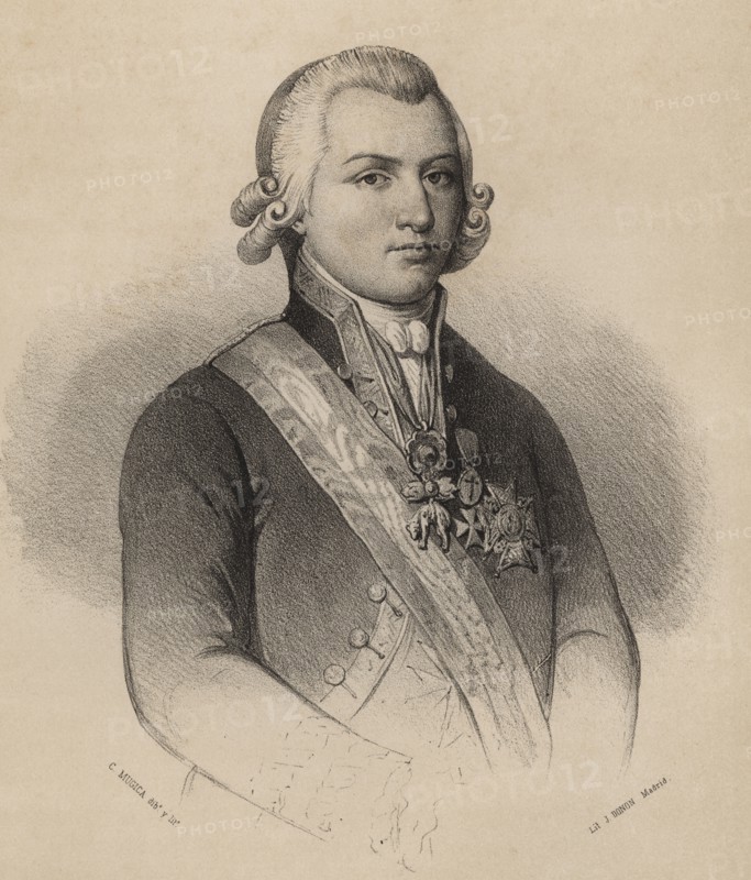 Godoy, Manuel de (1767-1851), Duke of Alcudia and Sueca, Prime Minister of Charles IV, known as t?