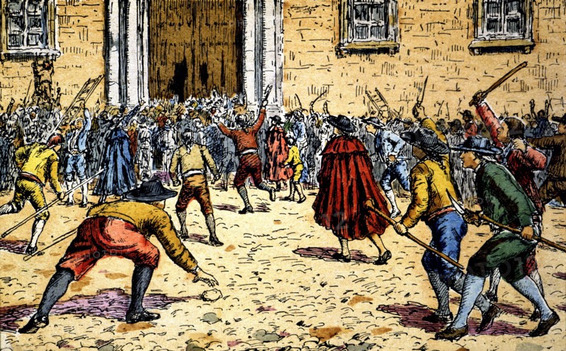 Esquilache Mutiny (Madrid, 23 - 26 March 1766) because of the rising of the consumer products and?