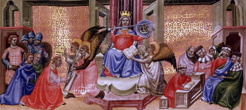 Miniature in 'Codex Justinian Institutiones Feodorum et Alia', illuminated manuscript, c. 1300, a?