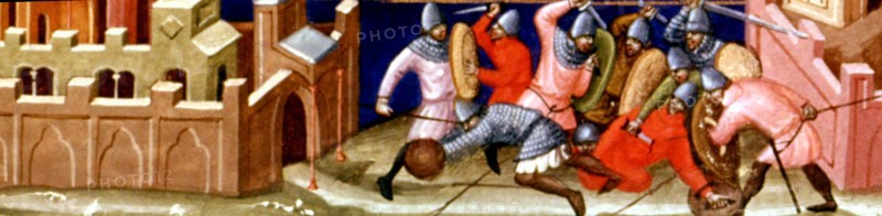 Miniature in 'Codex Justinian Institutiones Feodorum et Alia', illuminated manuscript, c. 1300, d?