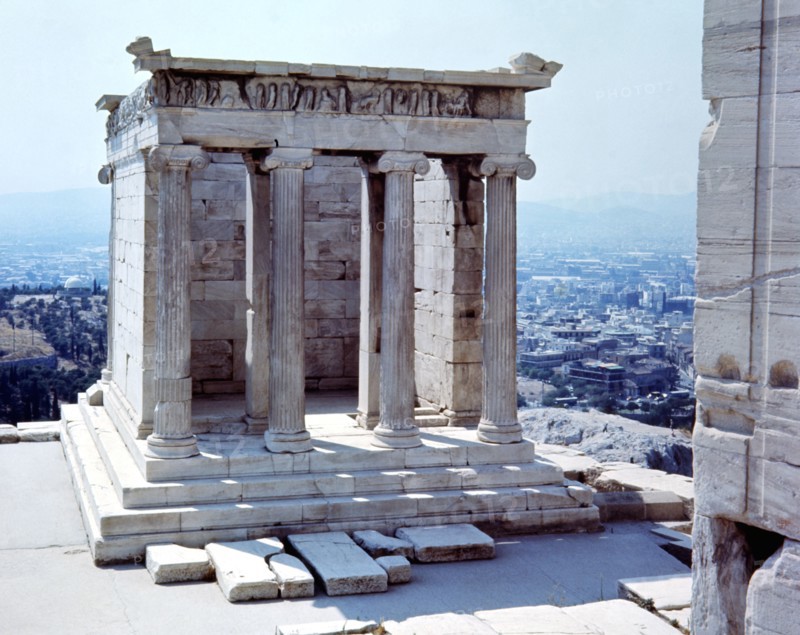 Temple of Athena Nike on the Acropolis, 5th century b.C..